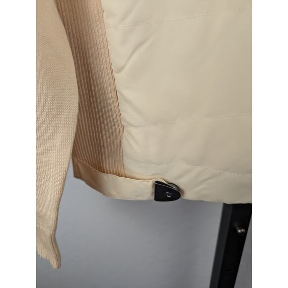 Jamie Sadock Large Silk Blend Zip Front Active Golf Jacket yellow peach READ - Picture 8 of 12
